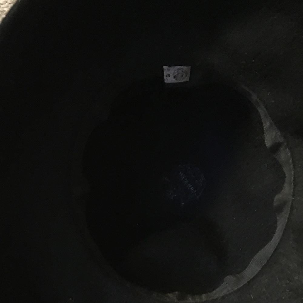 Black Wool Hat - image 8